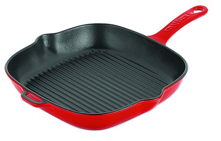 Chasseur Square Grill Pan 25cm Inferno Red-chasseur-What's Cooking Online Store