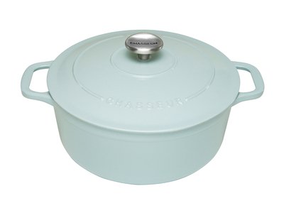 Chasseur Round French Oven 28cm 6.1 Litres Duck Egg-chasseur-What's Cooking Online Store