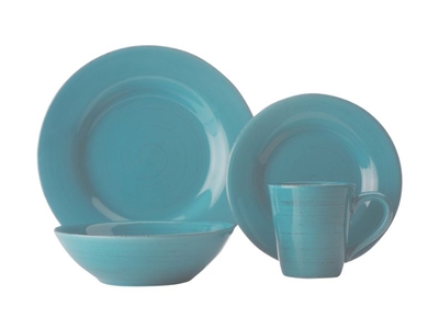 Casa Domani Portofino Turquoise Dinner Set 16 Piece Gift Boxed-casa-domani-What's Cooking Online Store