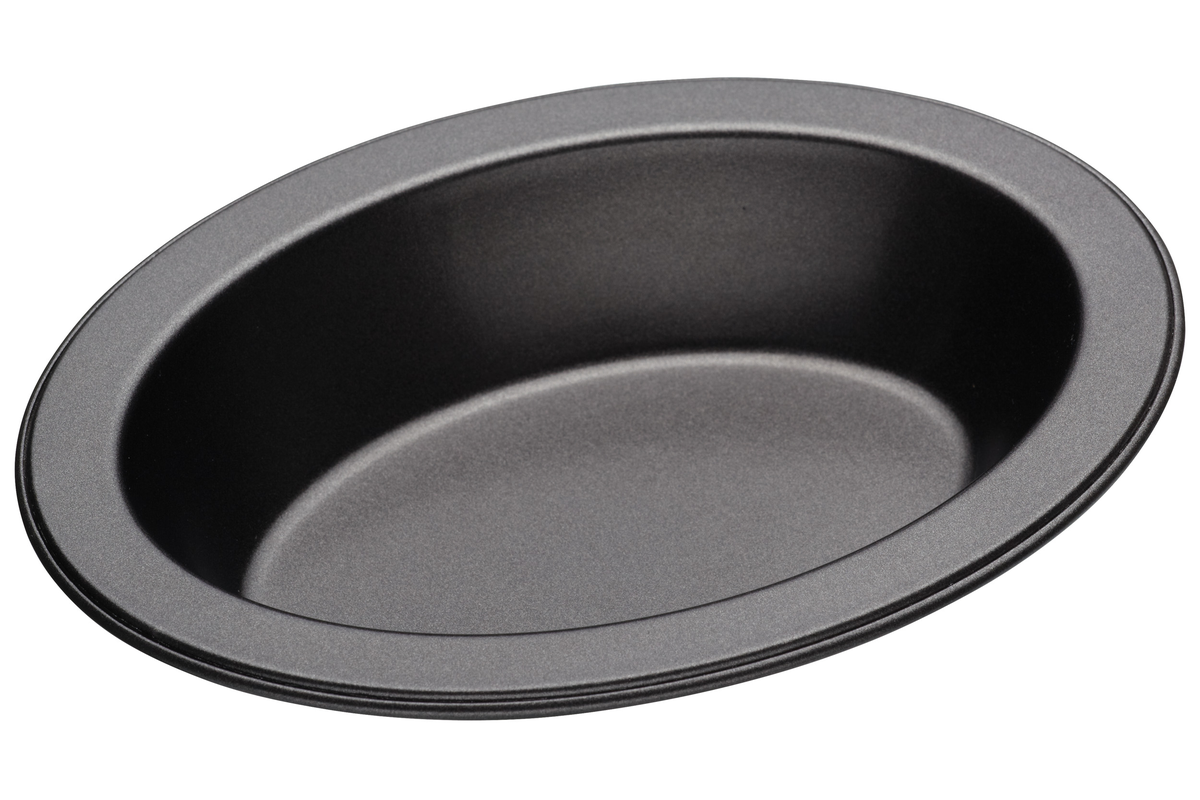 Bakemaster Non Stick Ind Oval Pie Dish 13 X 10 X 3 cm