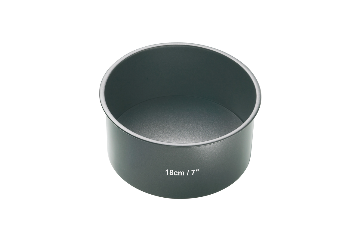 Bakemaster Non Stick Loose Base Round Deep Cake Pan 18 X 8 cm