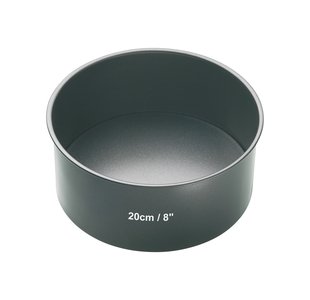 Bakemaster Non Stick Loose Base Round Deep Cake Pan 20 X 8 cm-bakemaster-What's Cooking Online Store