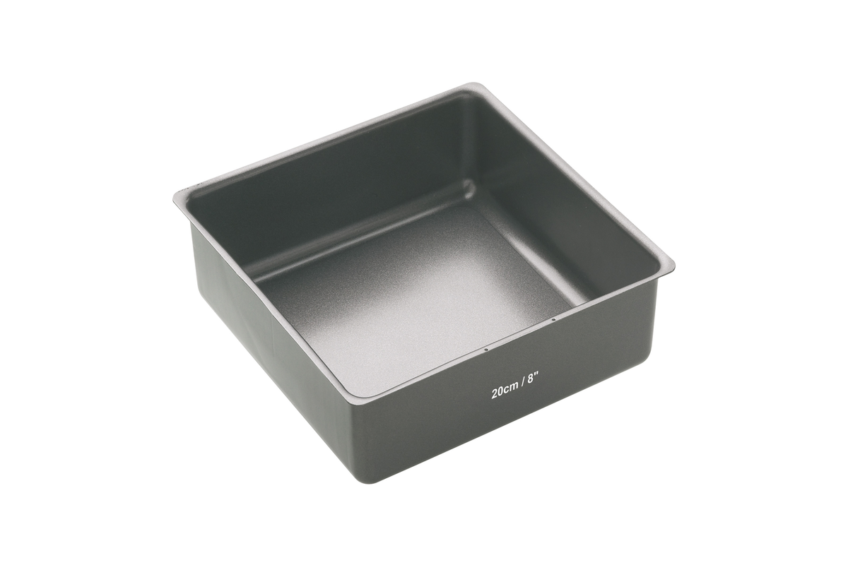 Bakemaster Non Stick Loose Base Square Cake Pan 20 X 7 cm