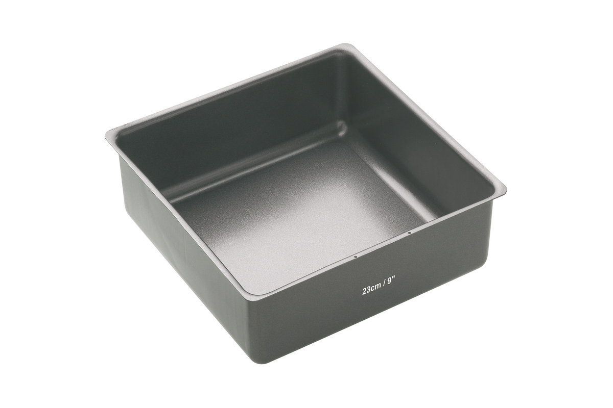 Bakemaster Non Stick Loose Base Square Cake Pan 23 X 7 cm