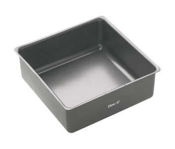 Bakemaster Non Stick Loose Base Square Cake Pan 23 X 7 cm-bakemaster-What's Cooking Online Store