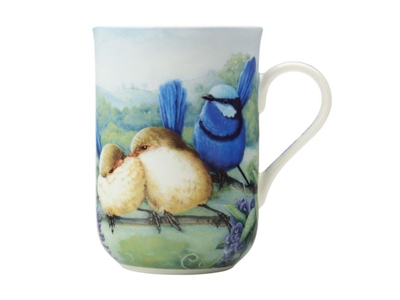 Maxwell & Williams Birds of Australia 10yr Anniversary Mug 300ml Splendid Fairy Wren Gift Boxed-maxwell-and-williams-What's Cooking Online Store