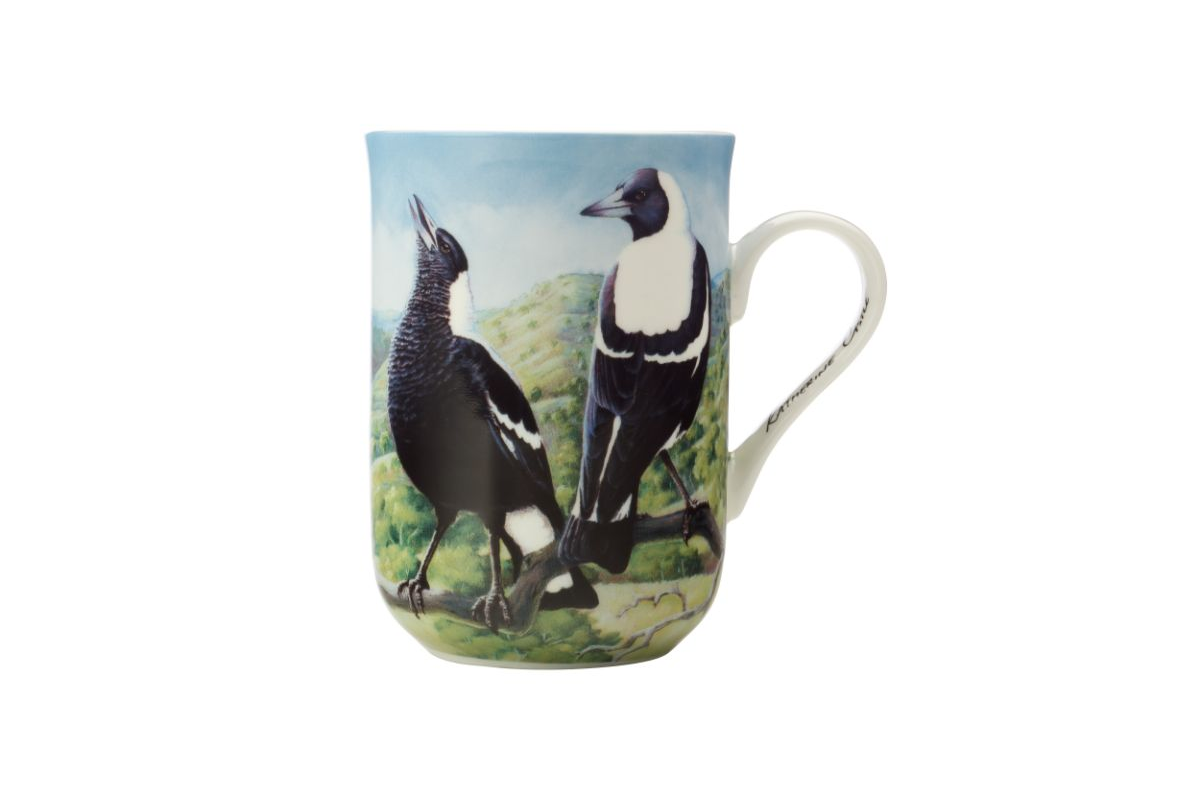 Maxwell & Williams Birds of Australia 10yr Anniversary Mug 300ml Magpie Gift Boxed