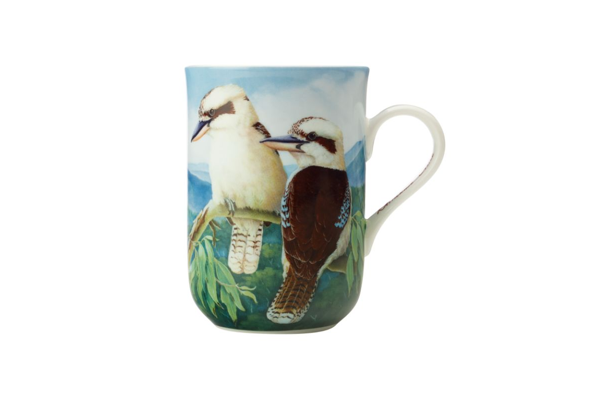 Maxwell & Williams Birds of Australia 10yr Anniversary Mug 300ml Kookaburra Gift Boxed