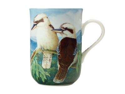 Maxwell & Williams Birds of Australia 10yr Anniversary Mug 300ml Kookaburra Gift Boxed-maxwell-and-williams-What's Cooking Online Store