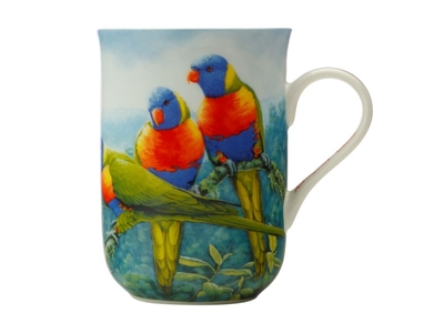 Maxwell & Williams Birds of Australia 10yr Anniversary Mug 300ml Lorikeet Gift Boxed-maxwell-and-williams-What's Cooking Online Store