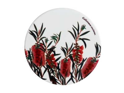 Maxwell & Williams Royal Botanic Garden Ceramic Round Coaster 9cm Bottlebrush-maxwell-and-williams-What's Cooking Online Store