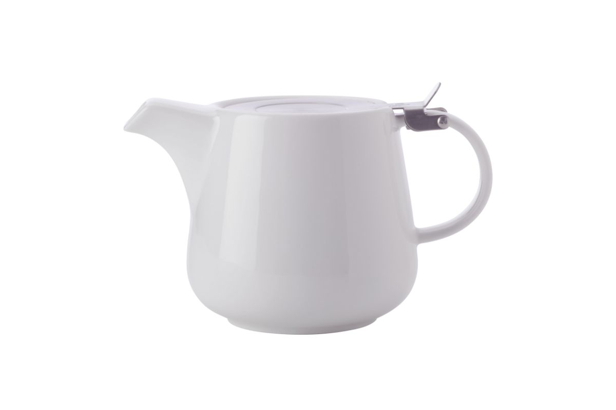 Maxwell & Williams White Basics Teapot with Infuser 1.2L White Gift Boxed