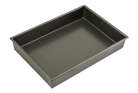 Bakemaster Non Stick Rectangle Deep Cake Pan 35 X 24 X 5 cm-bakemaster-What's Cooking Online Store