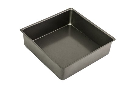 Bakemaster Non Stick Loose Base Square Cake Pan 25 X 8 cm-bakemaster-What's Cooking Online Store