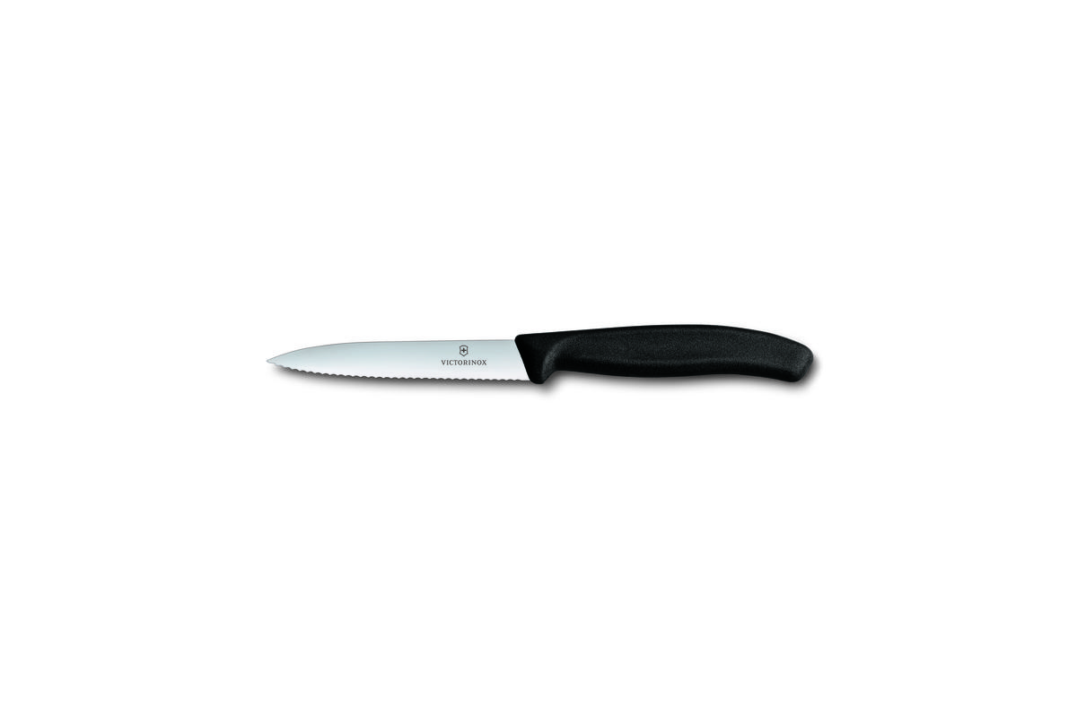 Victorinox Vegetable Knife Serrated 10cm Black