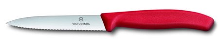 Victorinox Vegetable Knife Serrated 10cm Red-victorinox-What's Cooking Online Store