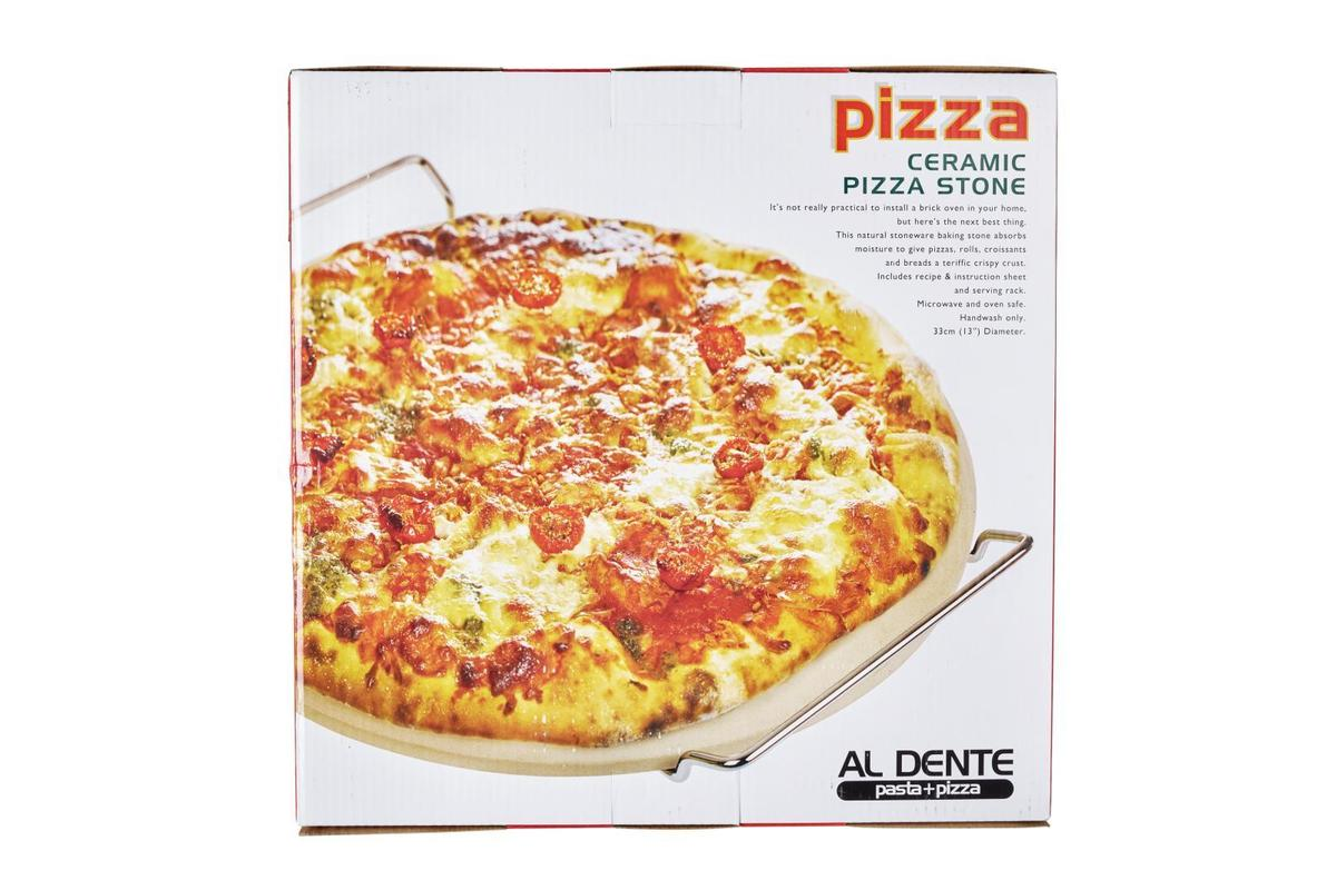 Al Dente Pizza Stone with rack 33cm